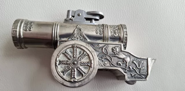 Vintage Cannon Table Lighter