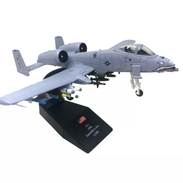 1/100 A-10 Attack Aircraft Thunderbolt II Fighter Plane Model Scene Display Gift