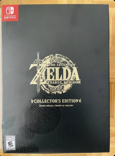 Legend Of Zelda Tears Of The Kingdom Collectors Edition Nintendo Switch ...