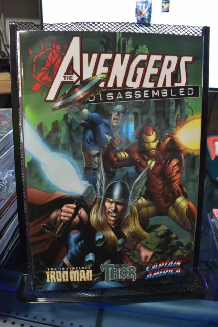 Avengers Disassembled Iron Man Thor Captain America Marvel Deluxe Hardcover NEW