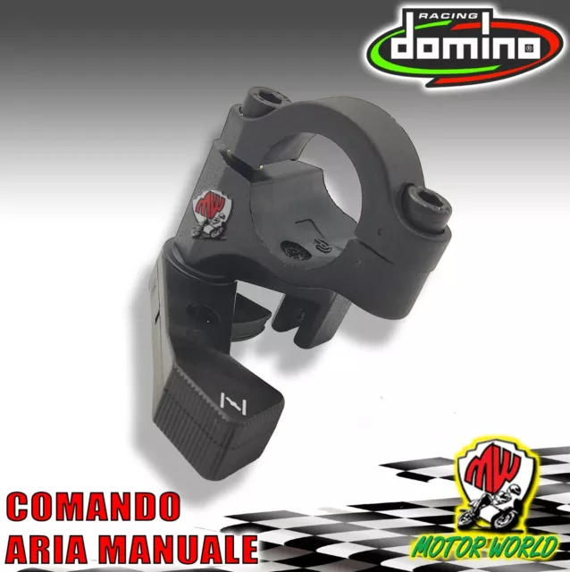 2843.07 Domino Comando Leva Starter Aria Manuale Choke a manubrio x moto Scooter