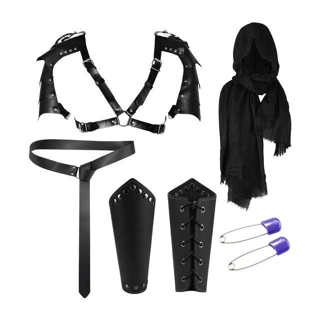 Costume de chevalier médiéval Ceinture en cuir de chevalier médiéval pour