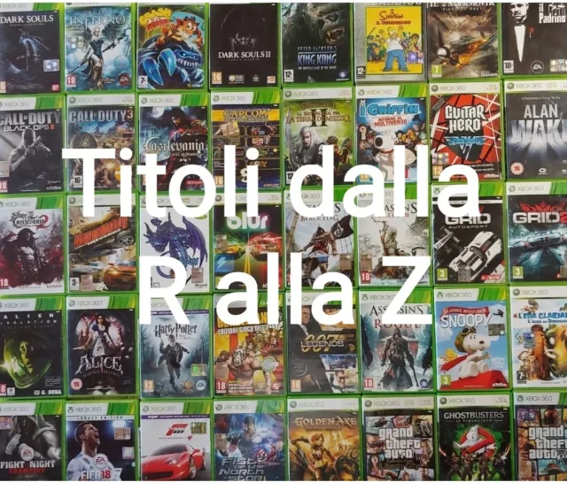 Collezione Videogiochi Parte 3 di 3 dalla R alla Z per Xbox360