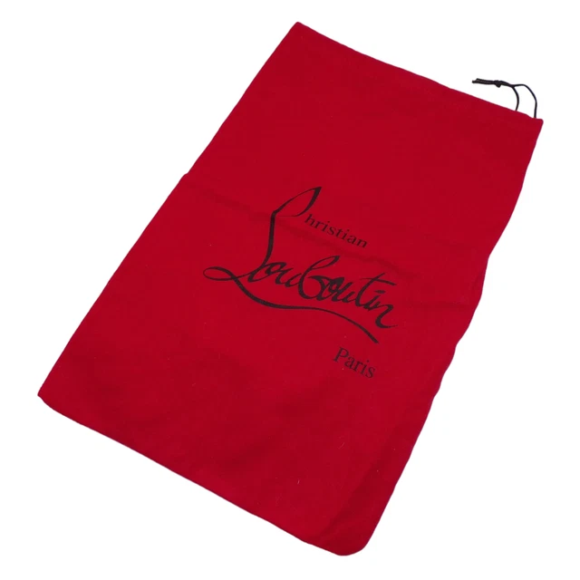 Christian Louboutin Red Shoe Handbag Dust Bag 8 x 12" Authentic