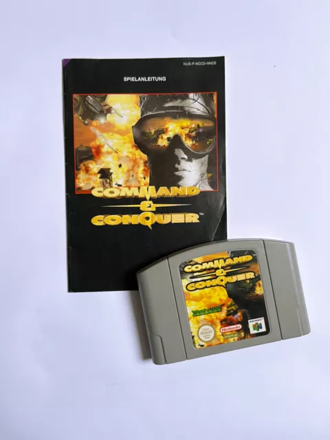 COMMAND & CONQUER | NINTENDO 64 | PAL | N64 Modul inkl. Anleitung