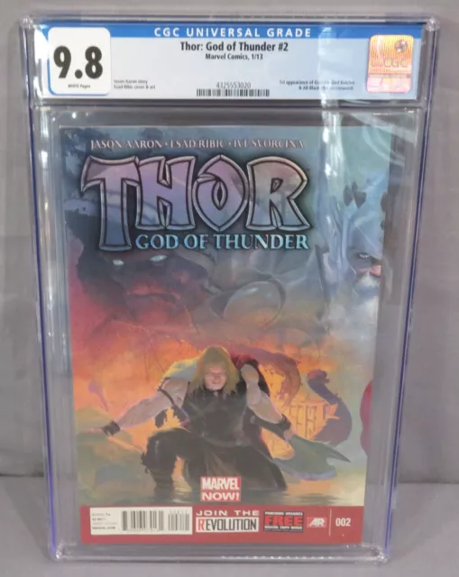 THOR: GOD OF THUNDER #2 (Gorr the God Butcher 1st app) CGC 9.8 NM/MT Marvel 2013