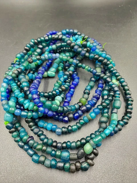 Old Ancient Antique Glass Beads From Ancient Pyu culture period  from Burma 9