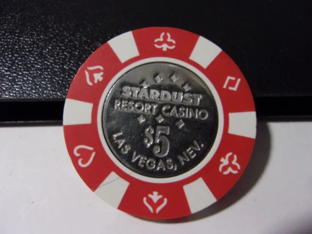 STARDUST HOTEL CASINO $5 hotel casino gaming poker chip - Las Vegas, NV