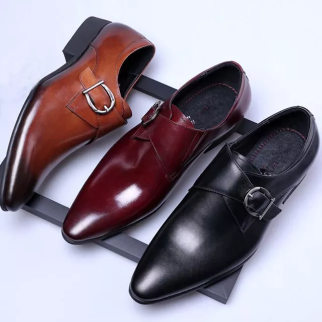 New Mens Oxfords Casual Pointed Toe Leather Dress Business Formal Shoes Loafers