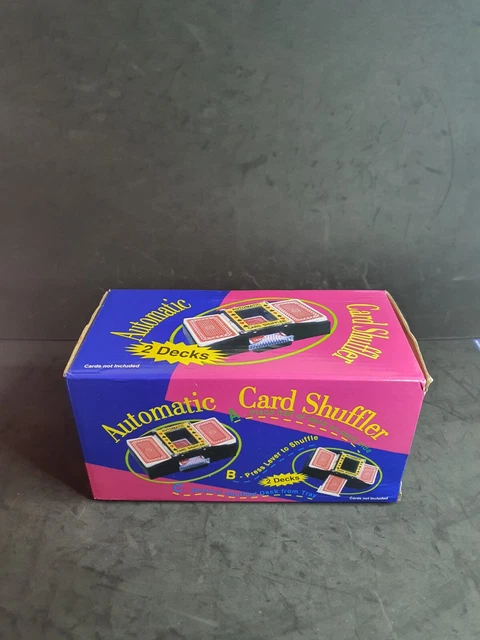 Mischiatore Carte Automatico 2 Mazzi - Per Poker, Blackjack, Burraco E Tutti I Giochi Di Carte