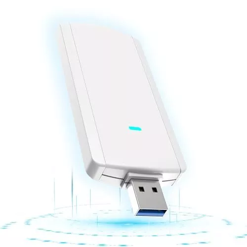 Clé USB WiFi 1300Mbps Dongle WiFi Double Bande 5G & 2.4G Adaptateurs WiFi USB 3.