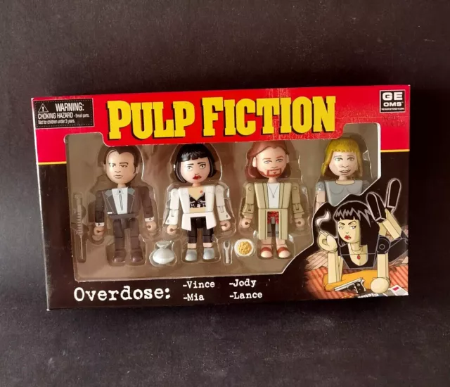 Pulp Fiction Overdose 4 PVC Figuren 8cm Neca