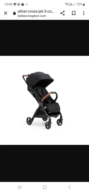 Silver Cross Jet 3 Lightweight Cabin Approved Stroller BNIB