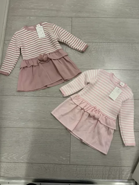 Spanish Girls Woollen Dresses X2 Age 24 Months- BNWT