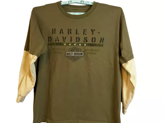 Gene Lummus Harley-Davidson Swannanoa NC Long Sleeve T Shirt Size Large