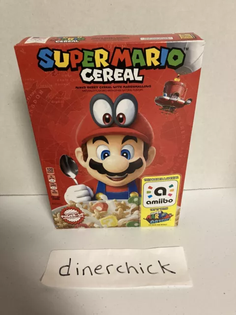 Nintendo Super Mario Cereal with Amiibo - Brand New! Shipped Safely in a Box!