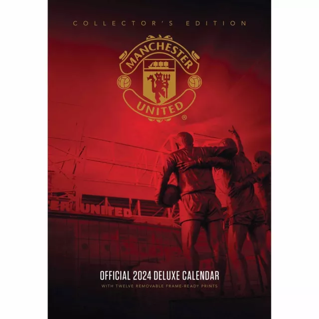 Manchester United FC Collector's Edition A3 Calendar 2024 - Football