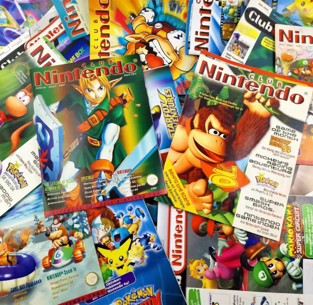 Club Nintendo Zeitschriften Magazine - Jahrgang 1997 - 2002 | N64 Gamecube GBA