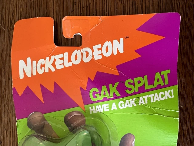 RARE VINTAGE NICKELODEON Gak Splat Mattel 1992 Vert Slime Neuf Scellé ...