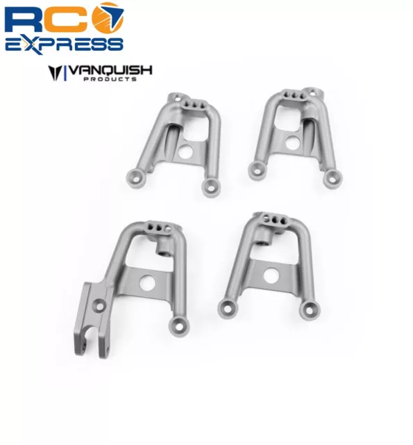 Vanquish SCX10-II Shock Hoops Clear Anodized VPS01861