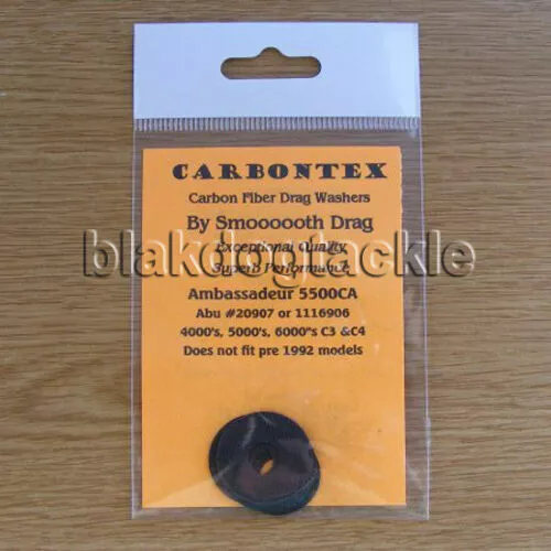 Carbontex Drag Washers to fit ABU Ambassadeurs 4500/5000/5500/6000/6500 Reels
