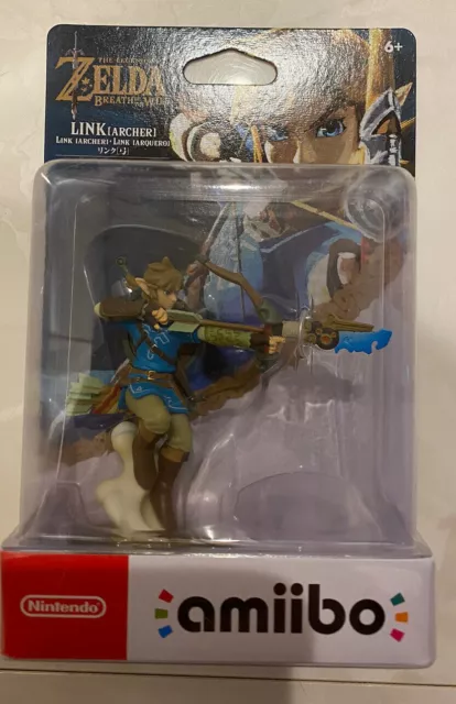Amiibo The Legend of Zelda Breath of the Wild Link Archer Action Figure Japon