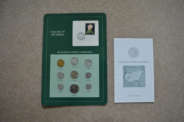 Coin Sets of All Nations - Hungary 2 Filler to 10 Forint