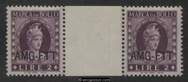 AMG Trieste Fiscal Revenue Stamp, FTT F41a mint, VF