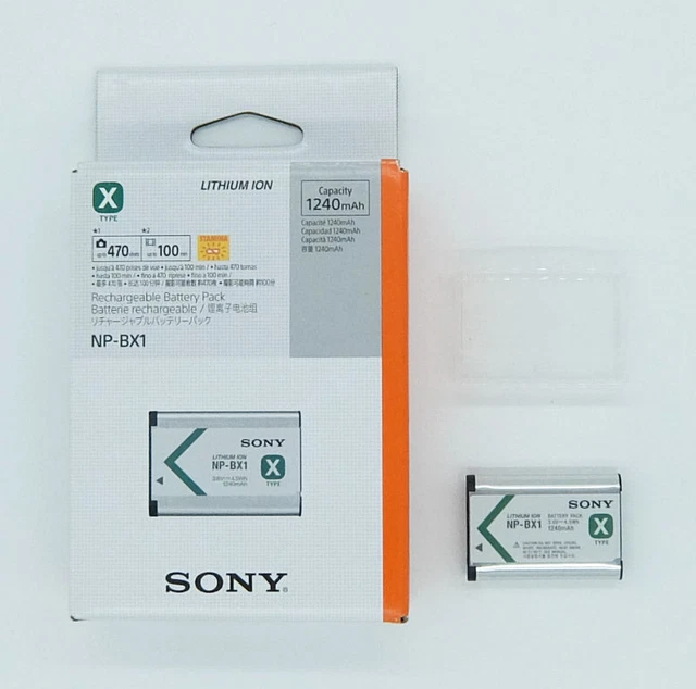Batteries NP-BX1 LOTUS POWER - Lot De 2 - 1600mAh - Pour Appareils Photo Sony