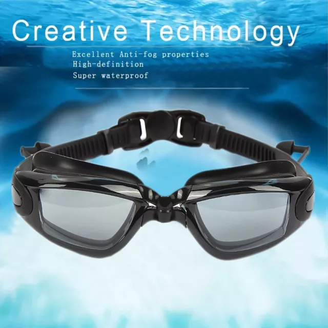 Verstellbare Schwimmbrille Taucherbrille für Erwachsene UV-Schutz Schwimmbrille