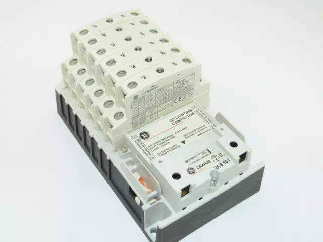 GE CR463LD0AJA Electricity Held Lighting Contactor 120v Coil 12 N.O. Poles NEW