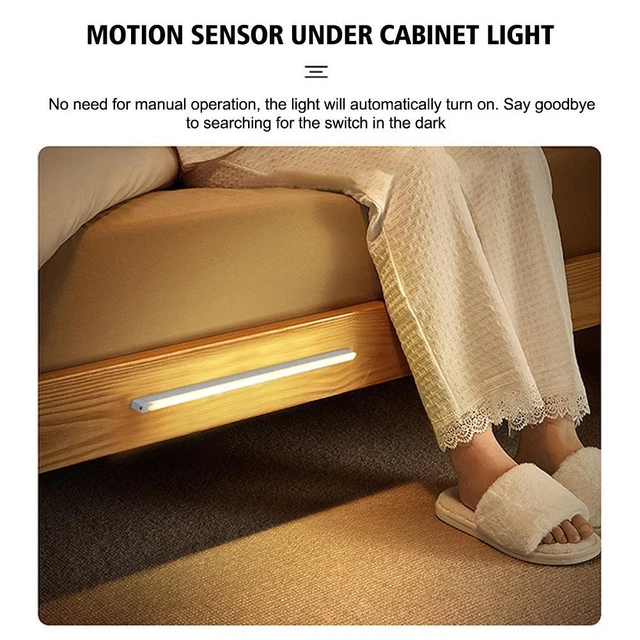 LED MOTION SENSOR Strip Lights USB Rechargeable Under