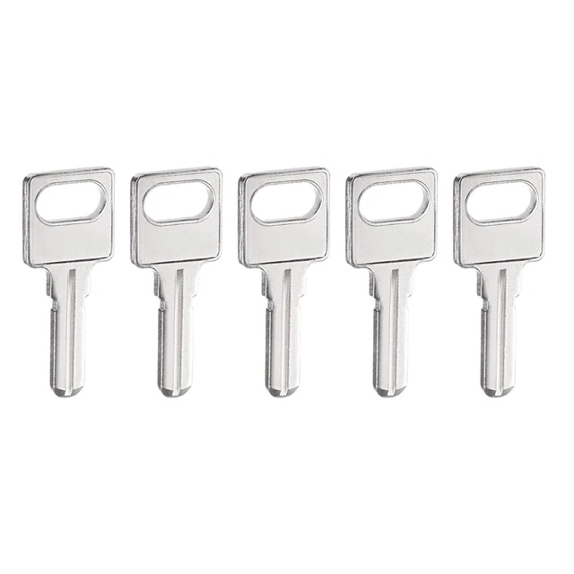 Key Blanks, 24mm Length 1 Slot Brass New Uncut Replacement Tool 5 Pcs