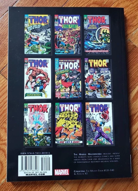 MARVEL MASTERWORKS MIGHTY THOR VOL #5 TPB Jack Kirby & Stan Lee Comics NR! 2
