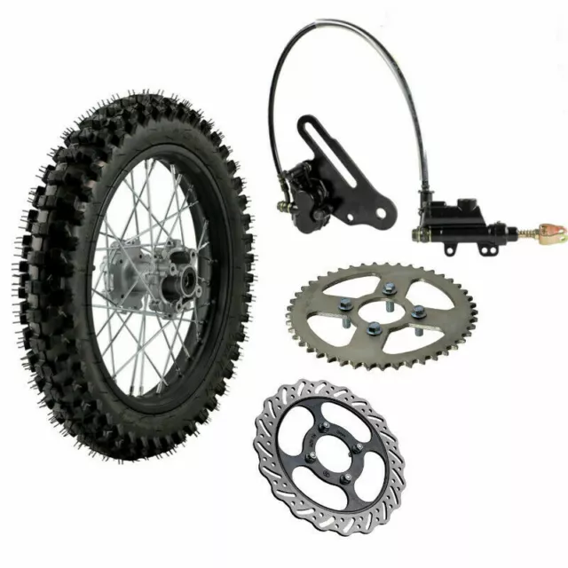 16" Rear Wheel 90/100-16 Tire Rim Dirt bike for Apollo Taotao CRF150 125cc 140cc