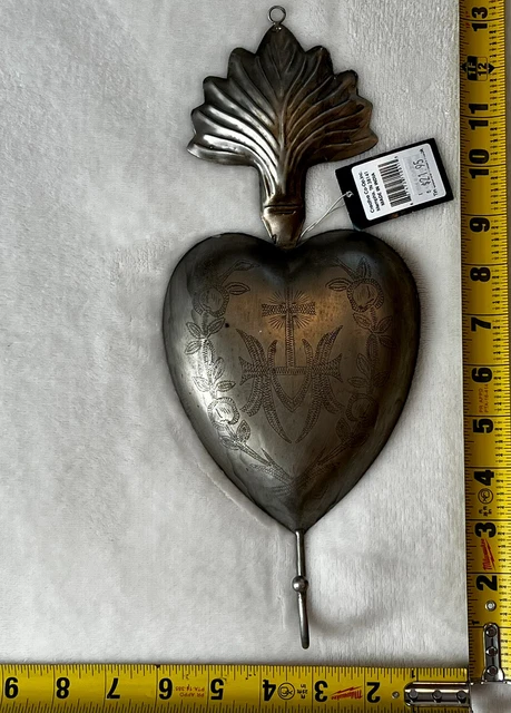 Antique Wall Hooks Decorative Coat Hat Towel Hanging Vintage Heart