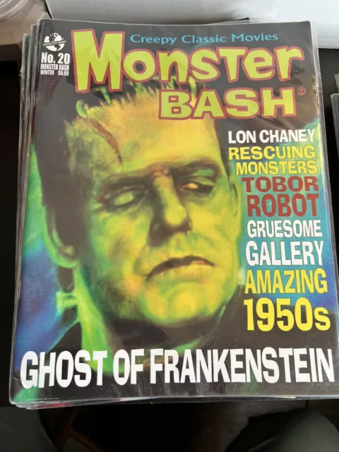 MONSTER BASH #20: Lon Chaney Jr & Sr GHOST OF FRANKENSTEIN Tobr creepy classic