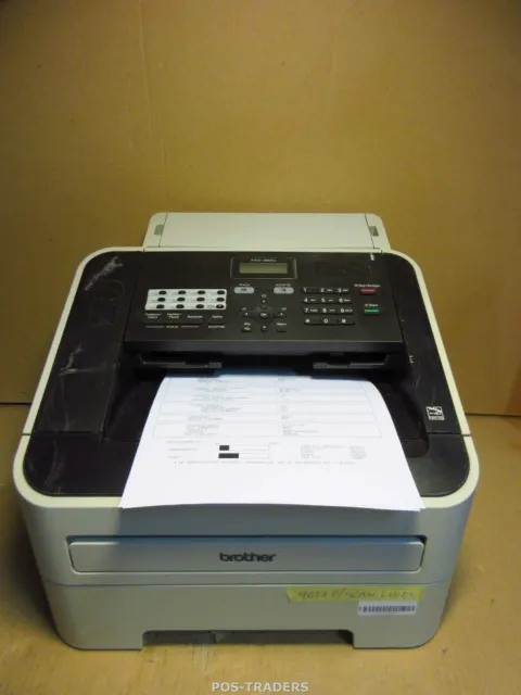 Brother FAX-2840 A4 Mono B/W Laser Fax Machine 9627 PRINTS - LINES ON SCANNER