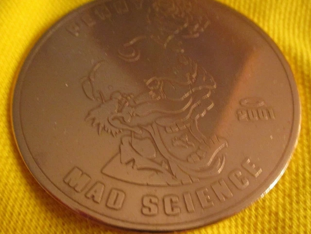 OAKLEY X-METAL PENNY 2001 Mad Science Collector Coin - Vintage