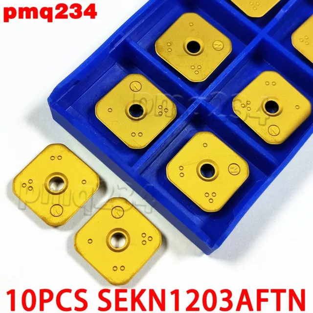 10PC SEKN1203AFTN SEKN 1203 Carbide Inserts Face Milling Inserts Tools CNC Tools