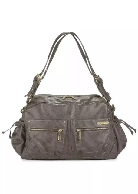 Time and Leslie Jessica Diaper Bag Taupe NWT
