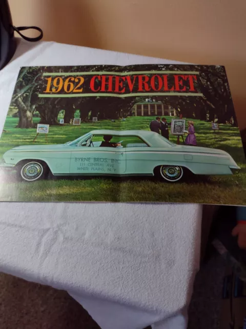 1962 Chevrolet Large Sales Brochure  - Vintage