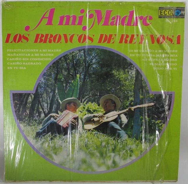 Los Broncos De Reynosa - Lp - A Mi Madre - Latin Norteno Tex Mex Ranchera Rare