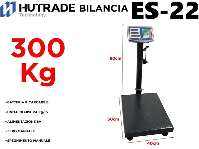 Bilancia Digitale Piattaforma GundG PSE200K - 200kg/10g, Per Industria, Con Batteria O Alimentatore - Foto 10