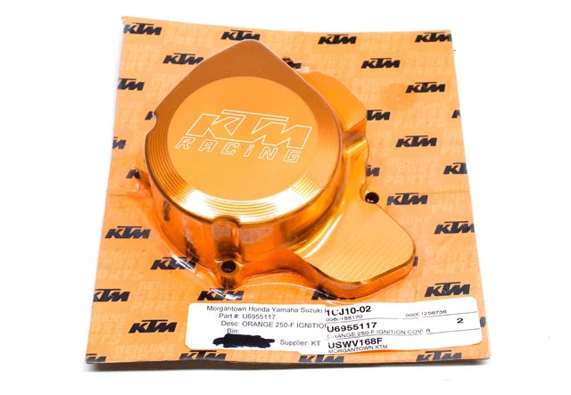 OEM KTM U6955117 Orange 250-F Stator/Ignition Cover NOS