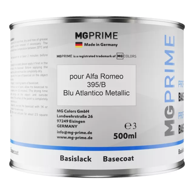 Peinture Voiture kit pour Alfa Romeo 395 B Blu Atlantico Metallic 1,25L 2