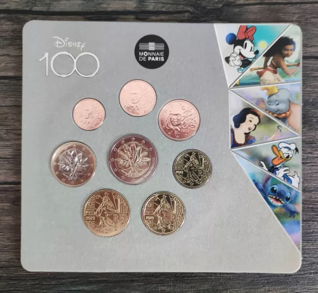 Miniset Disney 100 Ans Euros Monnaie De Paris