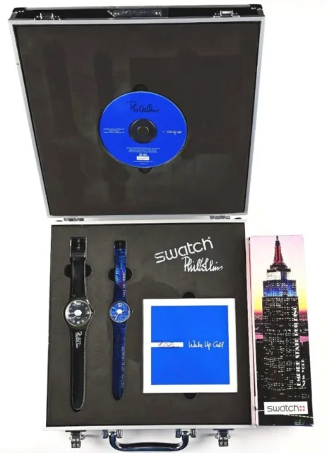 Swatch Phil Collins Special Ed. Watch & Limited Ed Empire State Building Watch