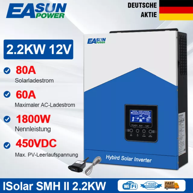 2.2/3.2/4.2/7KW Netzunabhängiger Solar Wechselrichter MPPT  Laderegler Mit WIFI