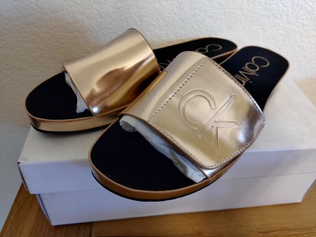 Calvin klein hot sale marlina slides